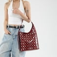 thumbnail image 4 of SPEKSEE Studded Purse Faux Leather Tote Bag Y2K Hobo Bags Trendy Shoulder Bag 90s Punk Handbags, 4 of 8