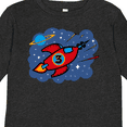 thumbnail image 4 of Inktastic Rocket Ship 3rd Birthday Boys Long Sleeve Toddler T-Shirt, 4 of 5