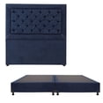 thumbnail image 1 of Box Base Cama King Size + Cabecera Mary Azul Marino Dicasa  Mary Bless, 1 of 8