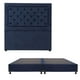 thumbnail image 1 of Box Base Cama King Size + Cabecera Mary Azul Marino, 1 of 7