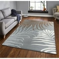 thumbnail image 3 of MDA Home Glamour Transitional Gray/Brown Polypropylene Area Rug - 3'9" x 5'9", 3 of 3