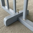 thumbnail image 4 of AmeriHome WFPGG4 72 in. Freestanding 4-Panel Folding Wood Pet Gate - Grey, 4 of 8