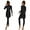 Black, variant on Women Muslim Swimsuits Modest Burkini Swimwear Islamic Long Sleeve Full Cover Swim Top Leggings Pants Bathing Suits L Black Flower