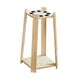 thumbnail image 3 of Soporte de Taco de Billar de Esquina para Suelo con Diseño Compacto Base Estable Capacidad para 8 Tacos Madera Resistente Adecuado para Sala de, 3 of 9