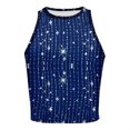 thumbnail image 4 of QASIEATN Womens Tank Tops Square Neck Ribbed Sleeveless Basic Cute Going Out Tops Slim Summer Y20 Clothes, 4 of 5