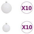 thumbnail image 7 of vidaXL Artificial Hinged Christmas Tree 300 LEDs & Ball Set 82.7", 7 of 7