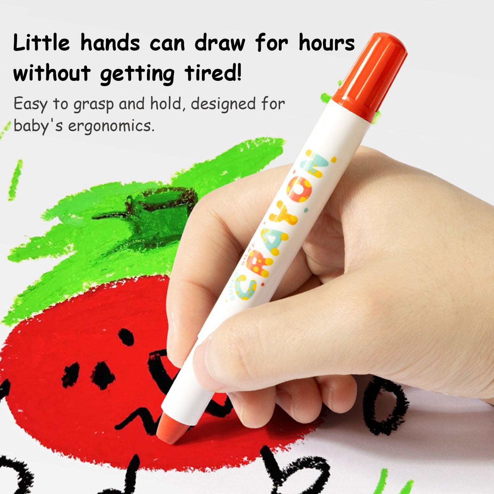Solivara Twistable Crayon For Little Hand And Art (C,5.91×3.94in)
