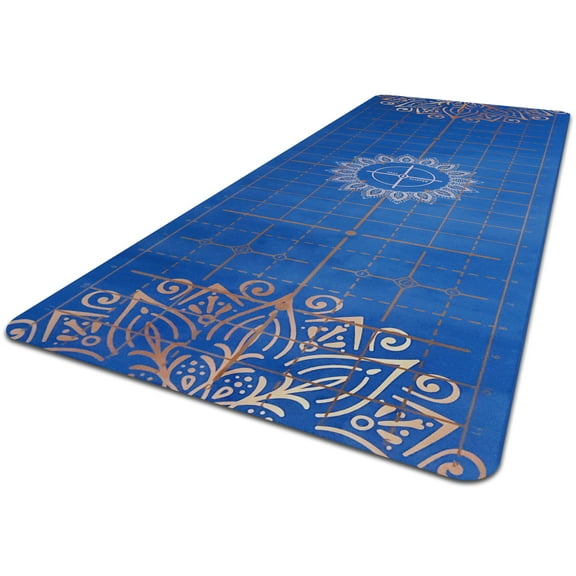 Matrix Mandala Yoga Alignment & Awareness Mat - A Matrix of Grid Lines & Coordinates