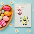 thumbnail image 4 of 12 hojas de pegatinas de Pascua para manualidades infantiles: haz un conejito, un huevo, un pollito, un gnomo, una oveja, juegos, rellenos, regalos, actividades, recuerdos para fiestas, suministros, 4 of 7