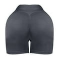 thumbnail image 6 of Audhol Yoga Shorts for Women Womens Yoga Shorts Workout Butt Lifting Shorts for Women High Waisted Gym Yoga Booty Shorts Shorts for Women Grey L, 6 of 6
