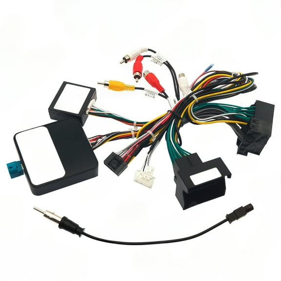 Applicable to 07-12 BMW X5 modified wiring harness Android large screen navigation 16Pin power cord   protocol box