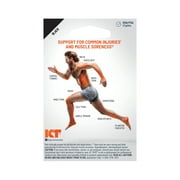KT Tape Black Original Cotton Kinesiology Tape 20 Precut Strips
