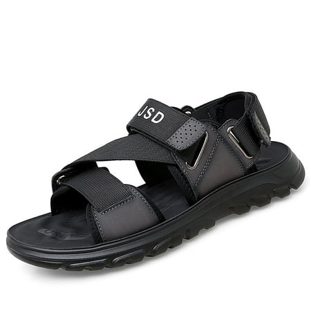 

Engtoy Men s Outdoor Casual Sandals Strap Flat Summer Beach Shoes