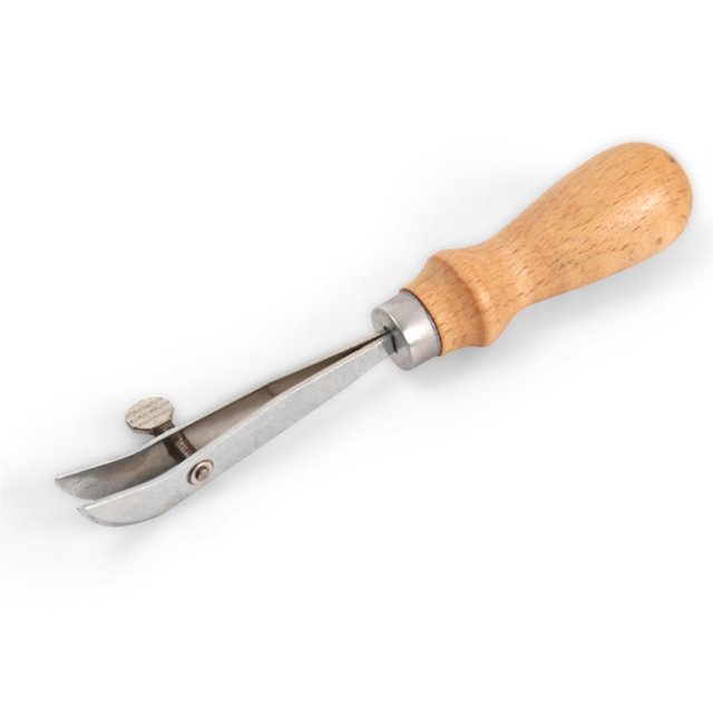 Yuarrent Herramienta de biselado de bordes para manualidades de cuero ajustable, herramientas de acero inoxidable hechas a mano para manualidades de cuero De coser Yuarrent HA020730-00