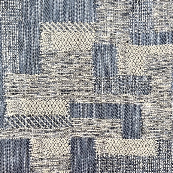 Decora Furnishings Boro Plaid Design Jacquard Material Polyester-Cotton Fabric Blend for Upholstery, Chair, Window Treatments, Craft - Width 54 inches - Fabric by The Yard (Bird Gray)