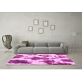 thumbnail image 3 of Ahgly Company Indoor Square Abstract Pink Modern Area Rugs, 5' Square, 3 of 4