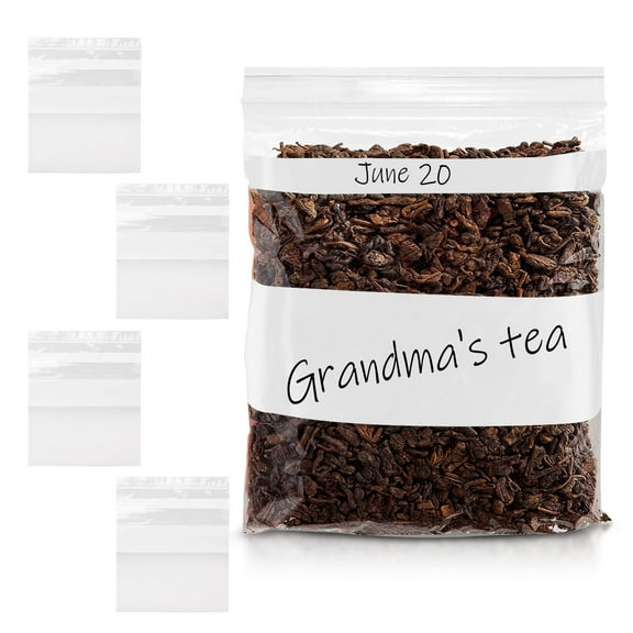 Pack of 500 Zipper Stand-Up Pouches, Clear 6 x 8   4 BG. Polyethylene Gusseted Bags 6x8. Thickness 1.75 mil Thick. Plastic Bags for Packing and Storing. Great for Industrial, Food Service.