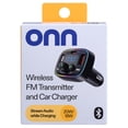 thumbnail image 6 of onn 20W/18W Wireless FM Transmitter and Car Charger, 6 of 6