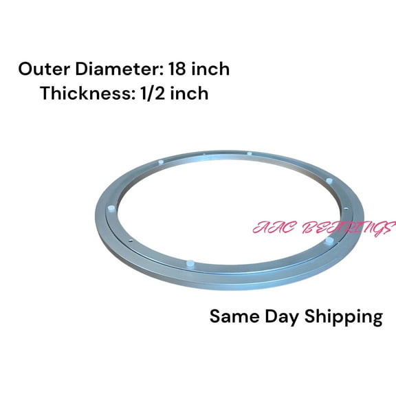 300 Pounds Capacity Heavy Duty Aluminum Lazy Susan, Turntable Bearings (18 Inch