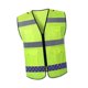 thumbnail image 5 of Chaleco reflectante con cremallera, ropa cómoda, alta visibilidad para correr, senderismo, pasear perros, topógrafo, guardia de , Xl SG, 5 of 8
