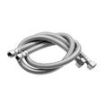 thumbnail image 7 of Faucet Supply Line 24 Inch, 2 Pack - Braided Stainless Steel Connector, 3/8" Comp x 1/2" FIP, Lead-Free, Hot & Cold Water, 7 of 7