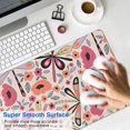 thumbnail image 4 of Long Mouse Pads for Desk,Pioneer Flower Floral Print Pattern Desk Mats on Top Of Desks, Desk Mouse Pad Extra Large with 3mm Non-Slip Base and Stitched Edge for Gaming,Office,Work,Home 31.5"x11.8", 4 of 6