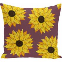 Simply Daisy Floral Print Decorative Pillow, 16" x 16"