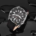 thumbnail image 3 of Correa de reloj Ritche Sailcloth de 18 mm con cierre rápido, color negro, 3 of 7