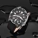 thumbnail image 3 of Correa de reloj Ritche Sailcloth de 18 mm con cierre rápido, color negro, 3 of 7