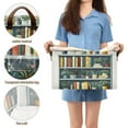 thumbnail image 5 of Yayeee Foldable Storage Basket for Shelves with Handles Waterproof Cloth Bins, White Shelf, 5 of 7