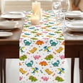 thumbnail image 3 of Table Runners 72 Inches Long Dress Scarves, Cute Dinosaur Farmhouse Kitchen/Dining Table Runner, Coffee Tablerunners, Cartoon Dino Funny Boys Girls Children 16x72 Inch, 3 of 9