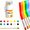 12 colors, variant on Silky Crayons, 12/24/36/48 Colors Twist-Up Washable Gel Art Sticks, Water-Soluble Drawing Set with Bonus Paintbrush for Artists Hobbyists,Halloween & Christmas Gift