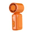 thumbnail image 3 of Ventilador portátil de mano, ajustable, silencioso, fácil de transportar, con pantalla digital. naranja, 3 of 9