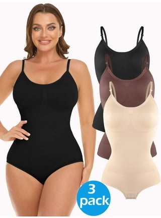 HESHPAWS Bodysuit for Women Tummy Control Shapewear Seamless Sculpting Thong  Body Shaper Tank Top 