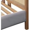 thumbnail image 5 of Kavali Grey Velvet King Bed, 5 of 9