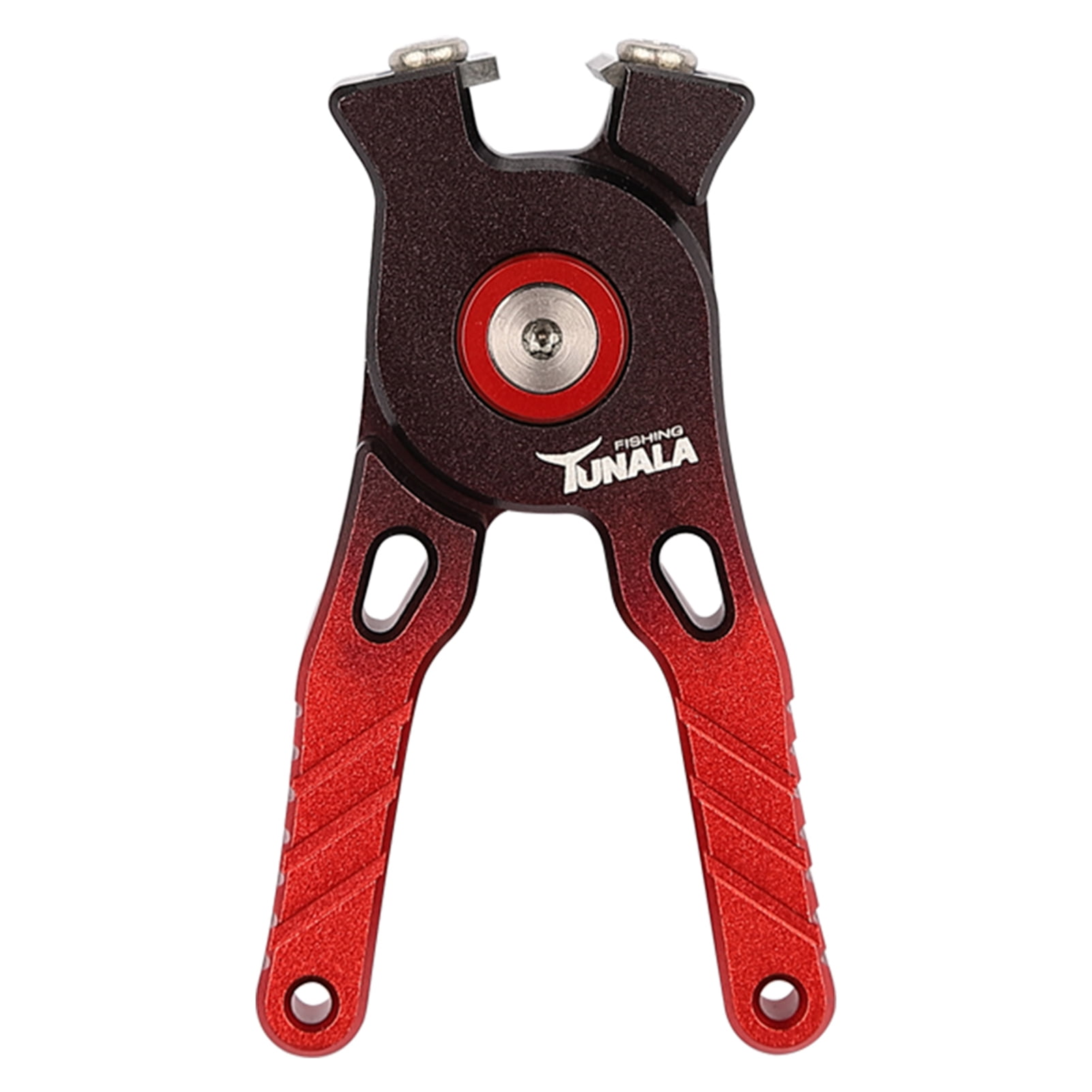 Tunala Aluminum Alloy Fishing Pliers Line Cutter Tungsten Steel Blade Pocket Fishing Tool, Size: 6.8, Red