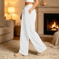 thumbnail image 5 of Luvrsol Womens Sweatpants Fleece Casual Solid Wide Straight Leg Pants Relaxed Fit Long Athletic Lounge Pants S-3XL, 5 of 5