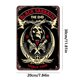 thumbnail image 5 of Placa Metal Sabbath Band Pintura Hierro Rectangular Arte La Pared 20x30 Cm, 5 of 9