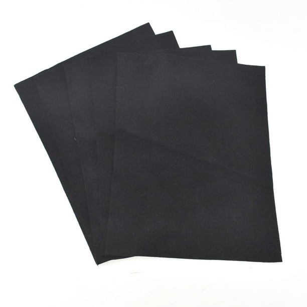 Premium Craft Felt Sheets, 81/2Inch x 11Inch, 5Count, Black