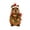 A, variant on Christmas Capybara Figurine Festive Desktop Animal Ornament with Holiday Hat & Scarf Whimsical Winter Animal Statue for Shelf Mantel Tabletop Indoor Xmas Seasonal Home Decoration