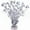 Silver, variant on PMU Bursting Star Centerpiece- Prismatic Laser Silver Balloon Weights, table Centerpiece for Graduation, Birthdays, Halloween, Veterans, Party & Independence Day Celebration-15in / 7.34cm