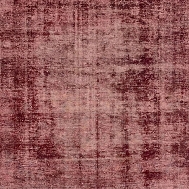 Ahgly Company Tapis d'Intérieur Carrés Abstraits Rouge Brique de Feu Abstrait, 6 Pieds Carré