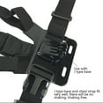 thumbnail image 3 of POINTERTECK Mobile Phone Chest Mount Harness Strap Holder Action Camera Adjustable Nylon Straps  Chest Strap for 4-5.5inch Phones, 3 of 8