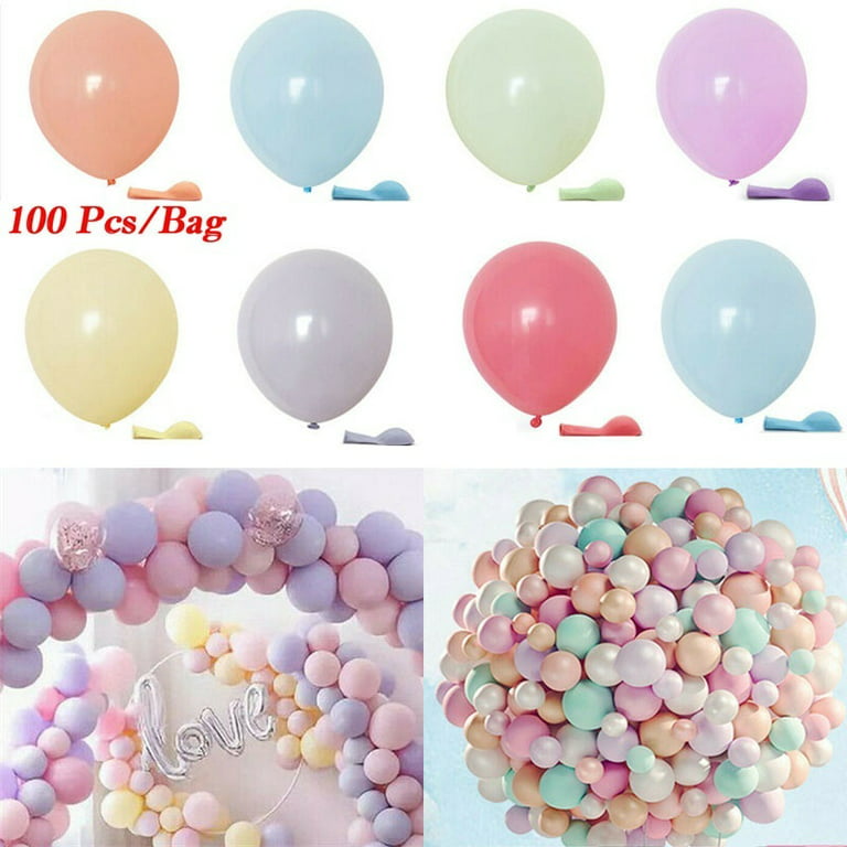 PartyWoo Pastel Balloons, Pastel Pink Balloons, Pastel Blue Balloons,  Pastel