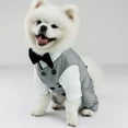 thumbnail image 6 of Stibadium Pet Clothes Shirt Suit Waistcoat Vest Stylish For Dog Cat Puppies Wedding Party Suit Handsome Pet Dogs Outdoor Wondering Clothes, 6 of 11
