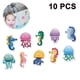 thumbnail image 1 of Pegatinas antideslizantes para bañera, paquete de 10 peldaños de calcomanías grandes de criaturas marinas. Los mejores apliques adhesivos antideslizantes de seguridad para bañeras y superficies de ducha, 1 of 8