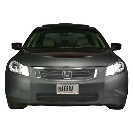 Lebra 2-Piece Front End Car Bra For Pontiac Bonneville SE (1992-1995) - Black, Protects Against Bugs, Rocks, Chips, Hood Opens With Bra On