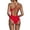 Red, variant on Womens One Piece Swimsuits Tummy Control Women's Swimwear Women's Swimsuit Bikini Style Monokini With Removable Padding for Swimming Beach Pool Party Summer Vacation