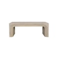 thumbnail image 3 of Taran Designs Mason 2-piece Carved Solid Wood Living Room Table Set in White, 3 of 6