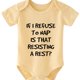 thumbnail image 1 of Baby Boys Casual Cute Short Sleeve Onesie With "If I Refuse To Nap Is That Resisting A Rest" For Summer Pregnancy Gift, 1 of 5